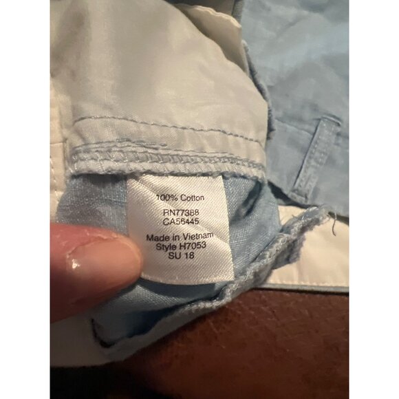 J. Crew- Chambray Cotton Shorts- size 0 - Picture 6 of 7